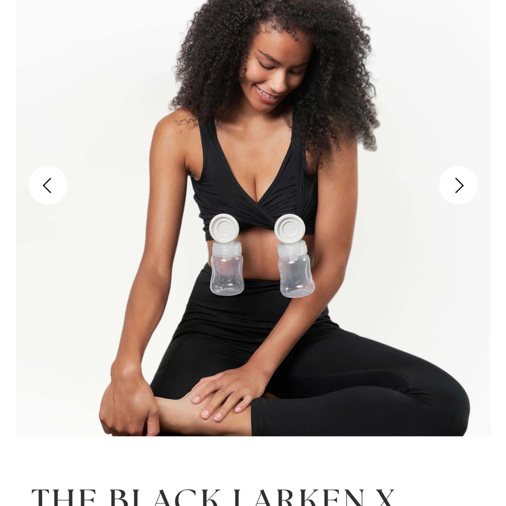 NWOT Black Larken Pumping Bra